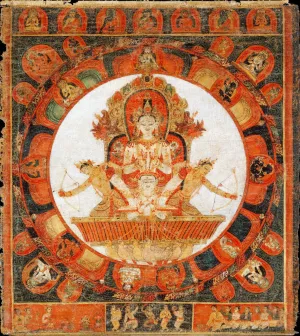 Acala With Consort Vishvavajri - Malla Period - 15th Century