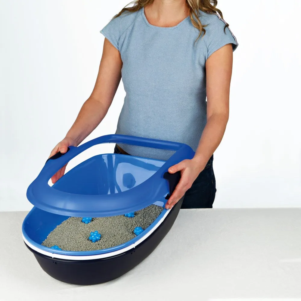 Berto Cat Litter Tray - Petrol