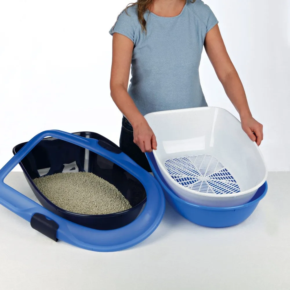 Berto Cat Litter Tray - Petrol