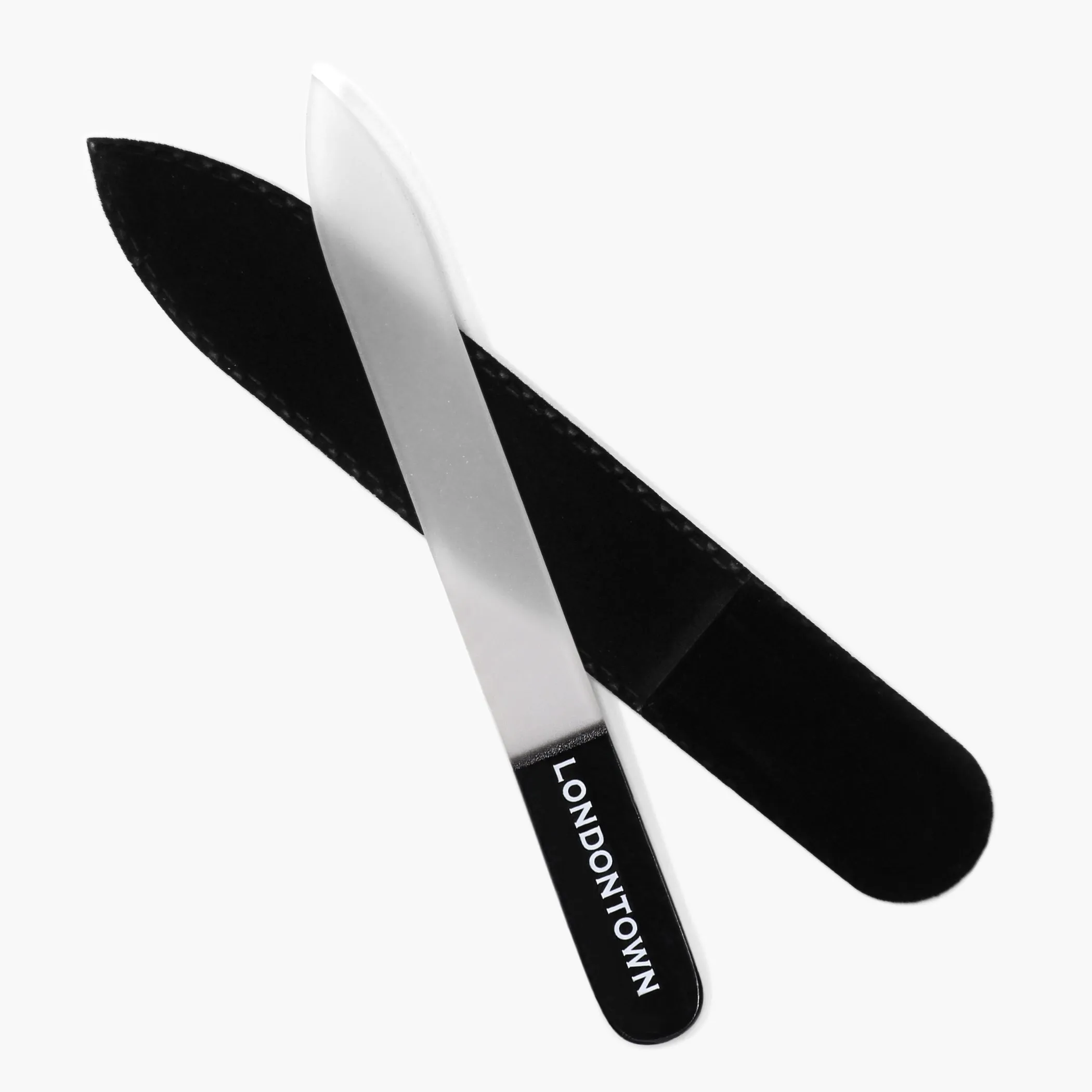 Black Glass Nail File | Sustainable Nail Care - Clean Beauty