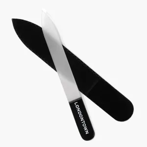 Black Glass Nail File | Sustainable Nail Care - Clean Beauty