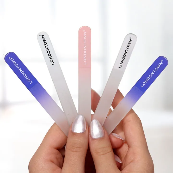 Black Glass Nail File | Sustainable Nail Care - Clean Beauty