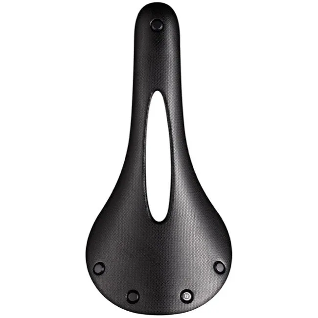 Brooks C13 Carved Saddle - Carbon, Black, 145mm