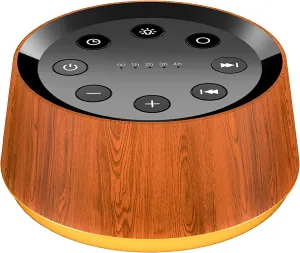 Brownnoise Sound Machine with 30 Soothing Sounds 12 Colors Night Light White Noise Machine for Adults Baby Kids Sleep Machines with 36 Volume Levels Memory Function 5 Timers for Home Office Travel