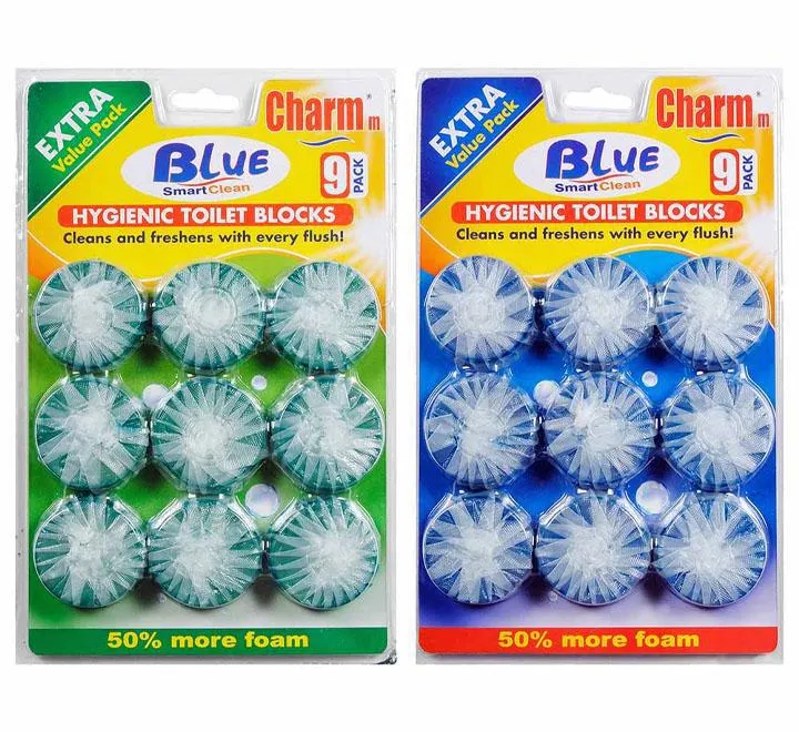 Charmm Toilet Block 9pcs Assorted
