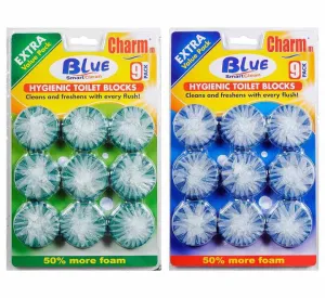 Charmm Toilet Block 9pcs Assorted
