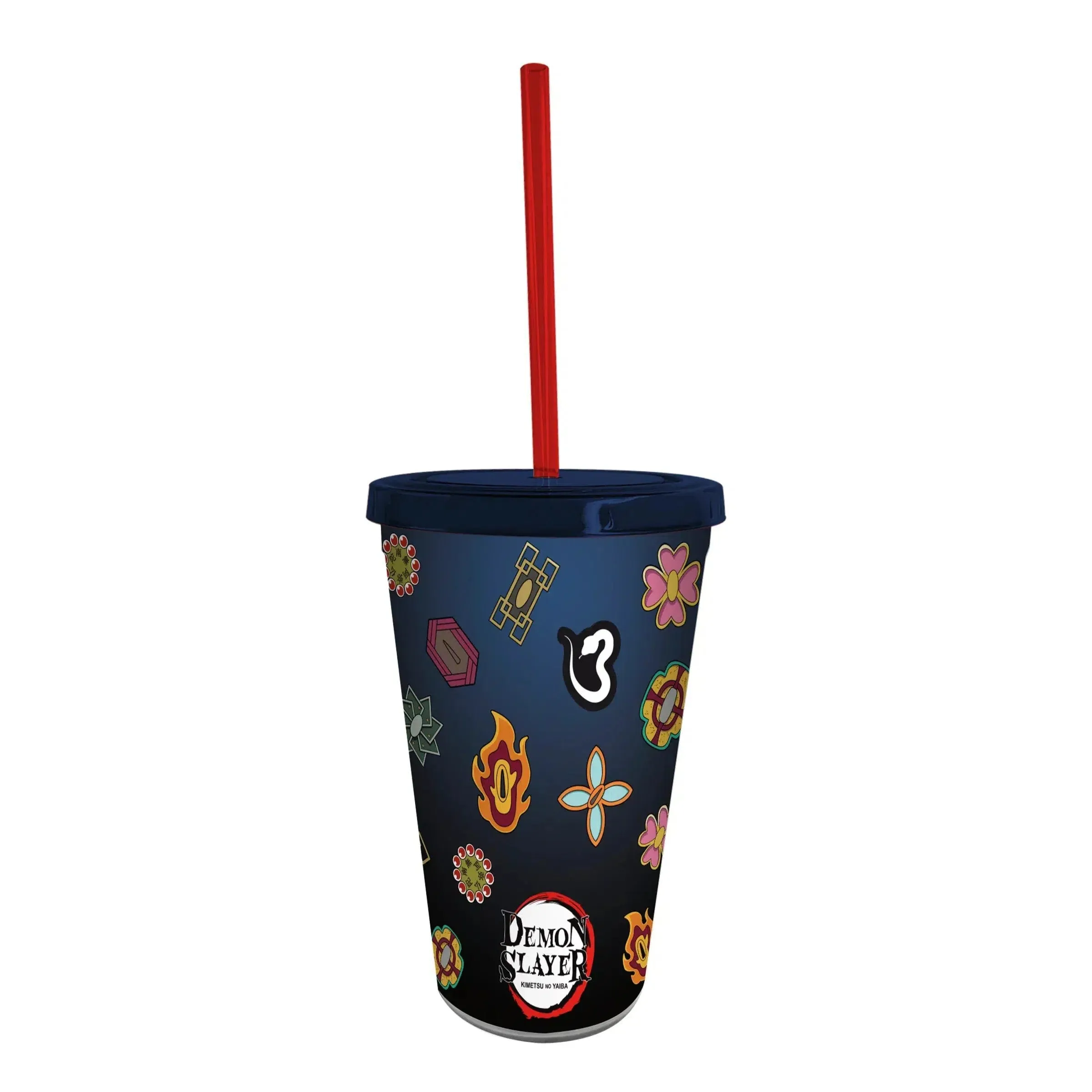 Demon Slayer - Hashira Symbols Plastic Tumbler (16 oz.) - ABYstyle