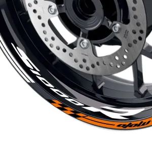 Fit BMW S1000R Logo Moto GP Stripe 17'' Wheel Rim Sticker