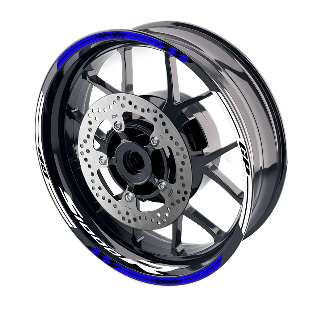 Fit BMW S1000R Logo Moto GP Stripe 17'' Wheel Rim Sticker