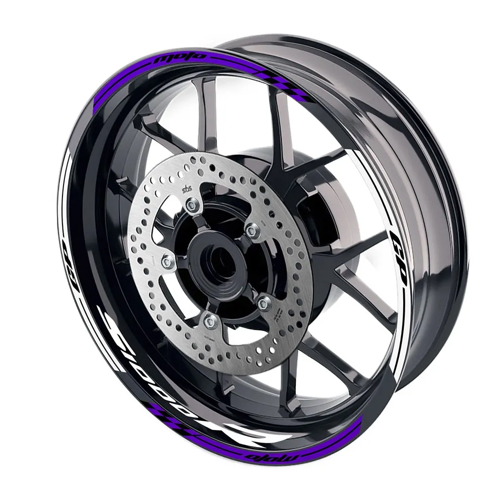Fit BMW S1000R Logo Moto GP Stripe 17'' Wheel Rim Sticker