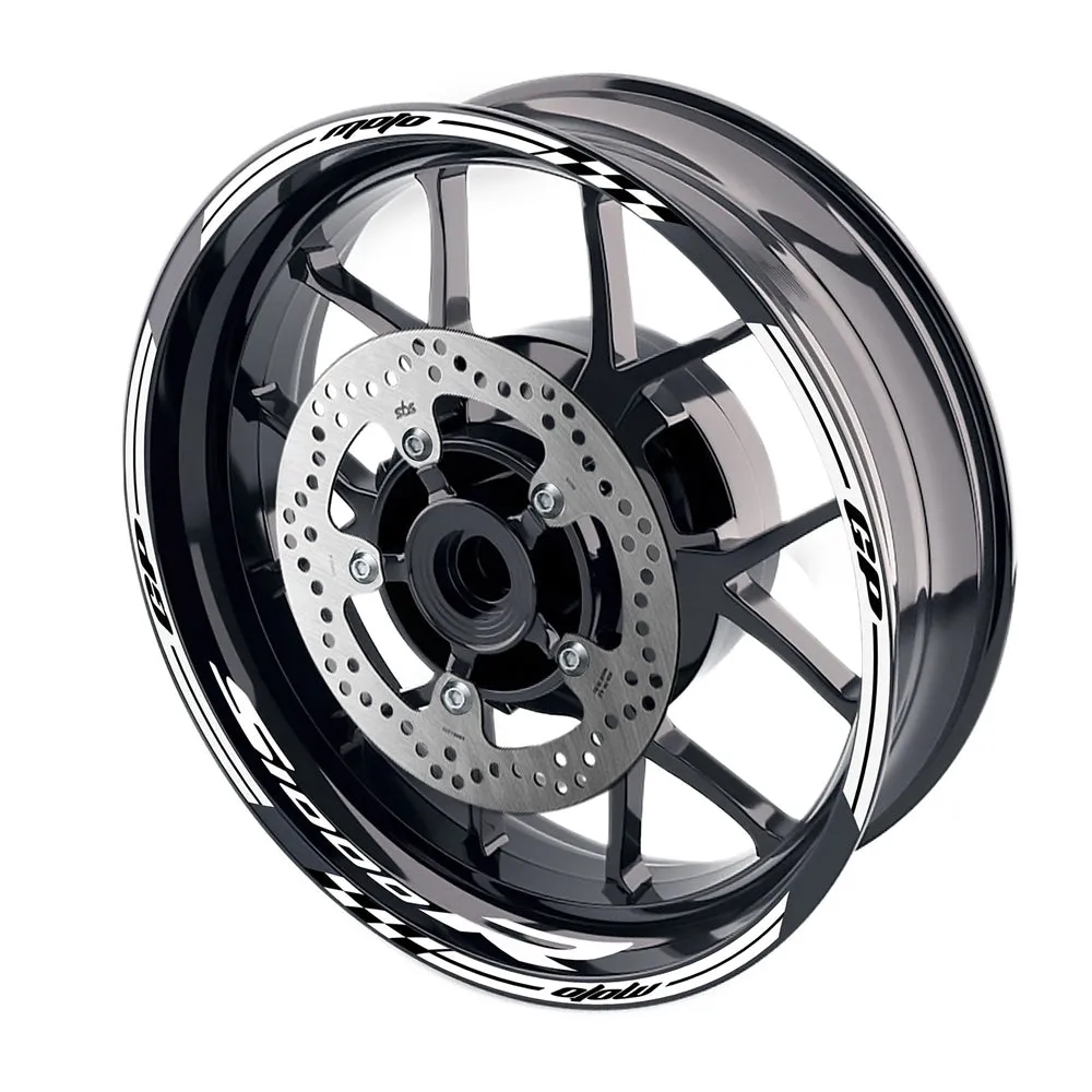 Fit BMW S1000R Logo Moto GP Stripe 17'' Wheel Rim Sticker
