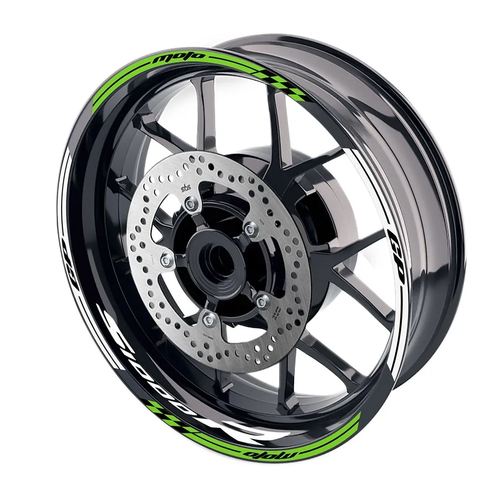 Fit BMW S1000R Logo Moto GP Stripe 17'' Wheel Rim Sticker