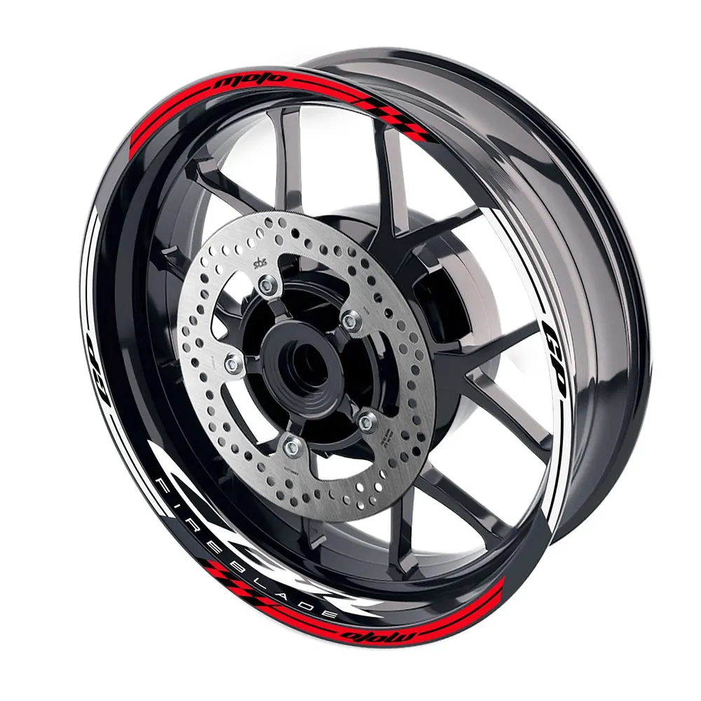 Fit Honda CBR1000RR 19-21 Logo Moto GP Stripe 17'' Wheel Rim Sticker