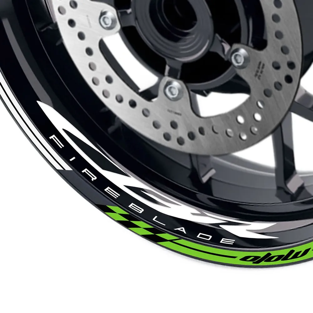 Fit Honda CBR1000RR 19-21 Logo Moto GP Stripe 17'' Wheel Rim Sticker