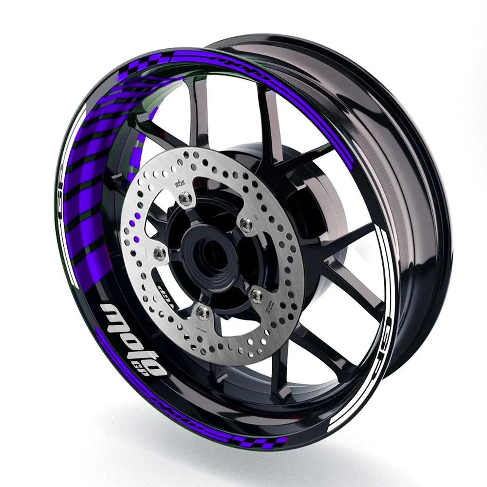 Fit Honda CBR1000RR 19-21 Logo Moto GP Stripe 17'' Wheel Rim Sticker
