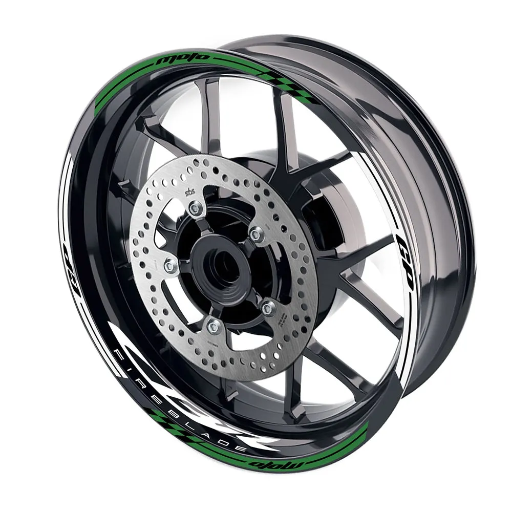 Fit Honda CBR1000RR 19-21 Logo Moto GP Stripe 17'' Wheel Rim Sticker