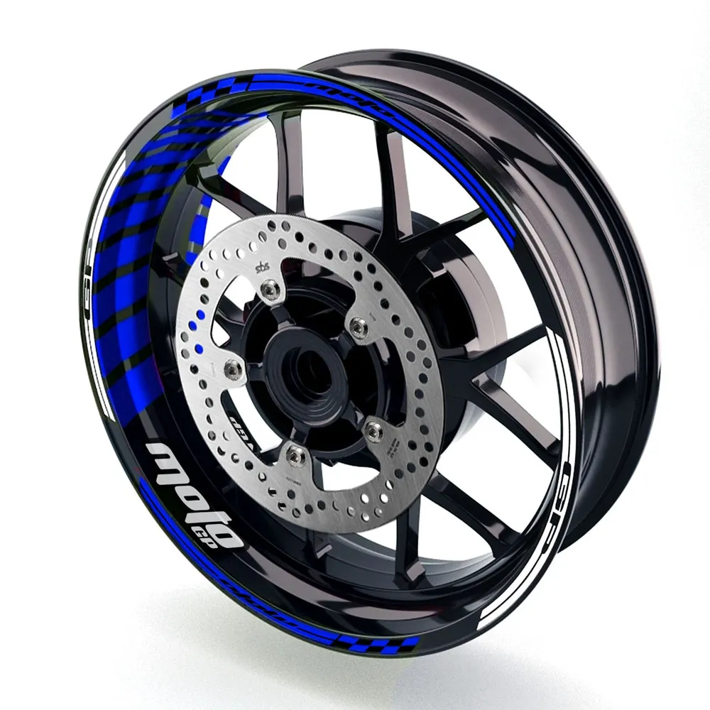 Fit Kawasaki Z H2 Logo Moto GP Stripe 17'' Wheel Rim Sticker