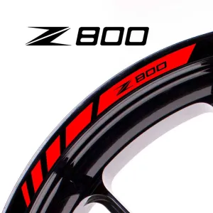 Fit Kawasaki Z800 Logo Strips Wheel Rim Edge Sticker