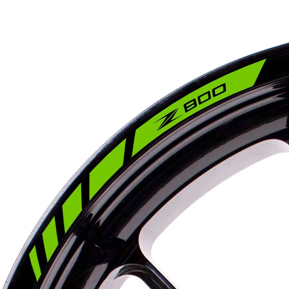 Fit Kawasaki Z800 Logo Strips Wheel Rim Edge Sticker