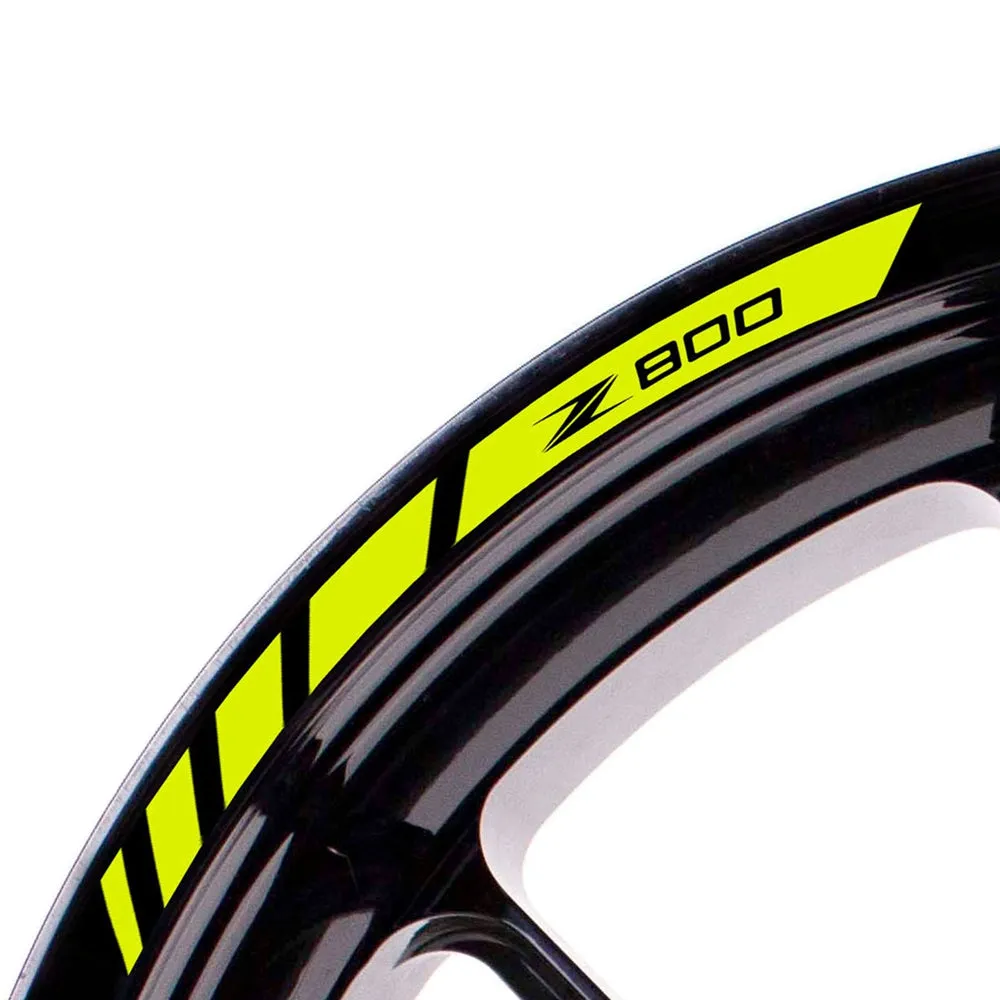 Fit Kawasaki Z800 Logo Strips Wheel Rim Edge Sticker