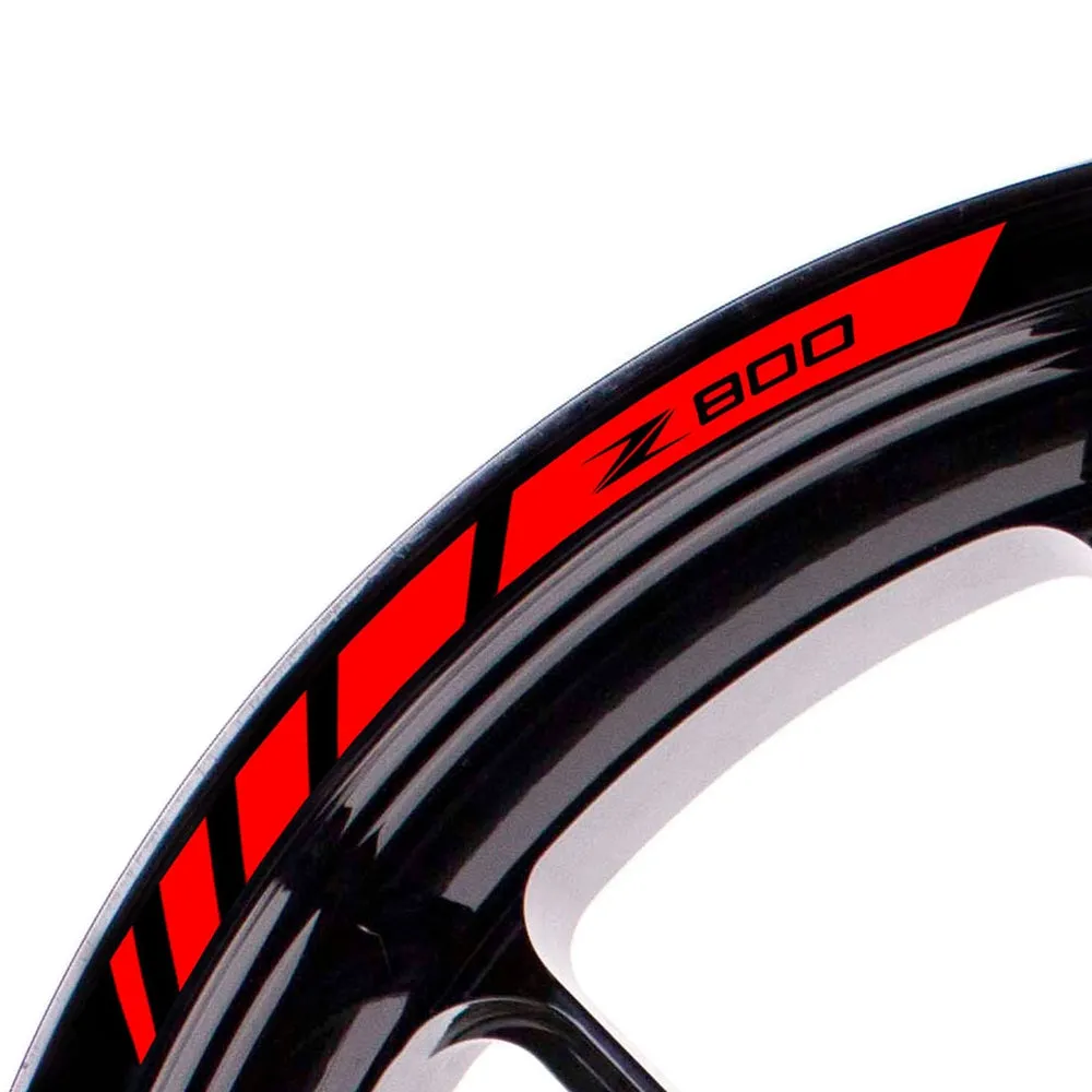 Fit Kawasaki Z800 Logo Strips Wheel Rim Edge Sticker