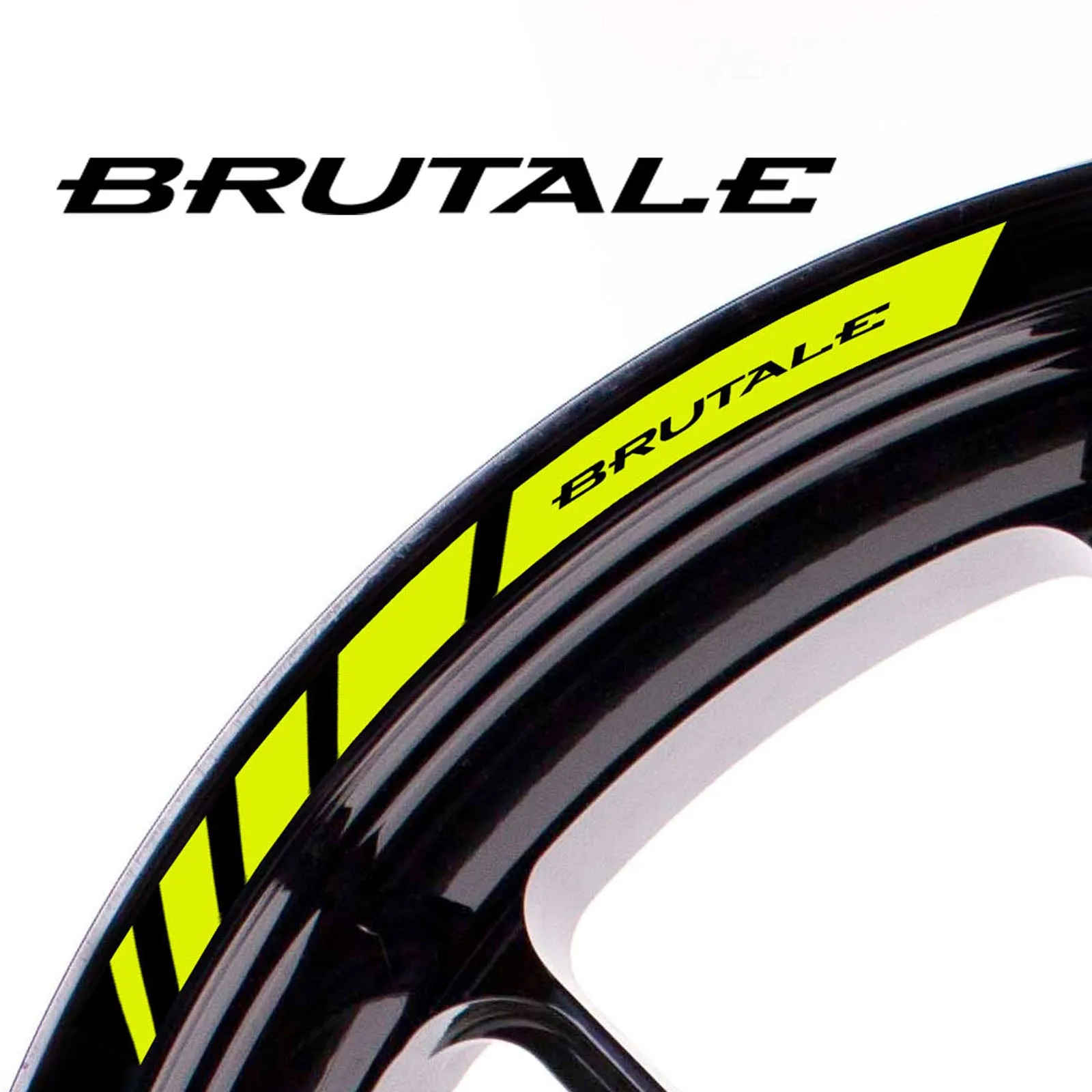Fit MV Agusta BRUTALE Logo Strips Wheel Rim Edge Sticker