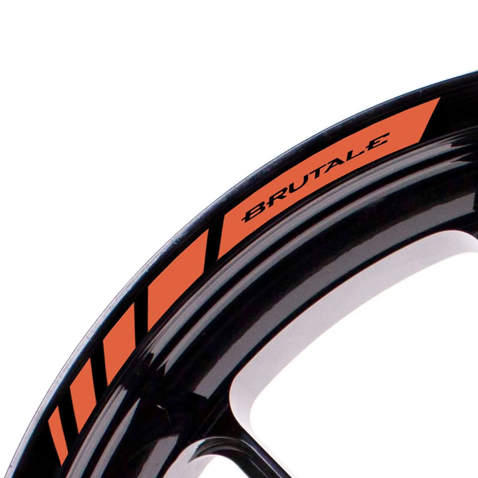 Fit MV Agusta BRUTALE Logo Strips Wheel Rim Edge Sticker