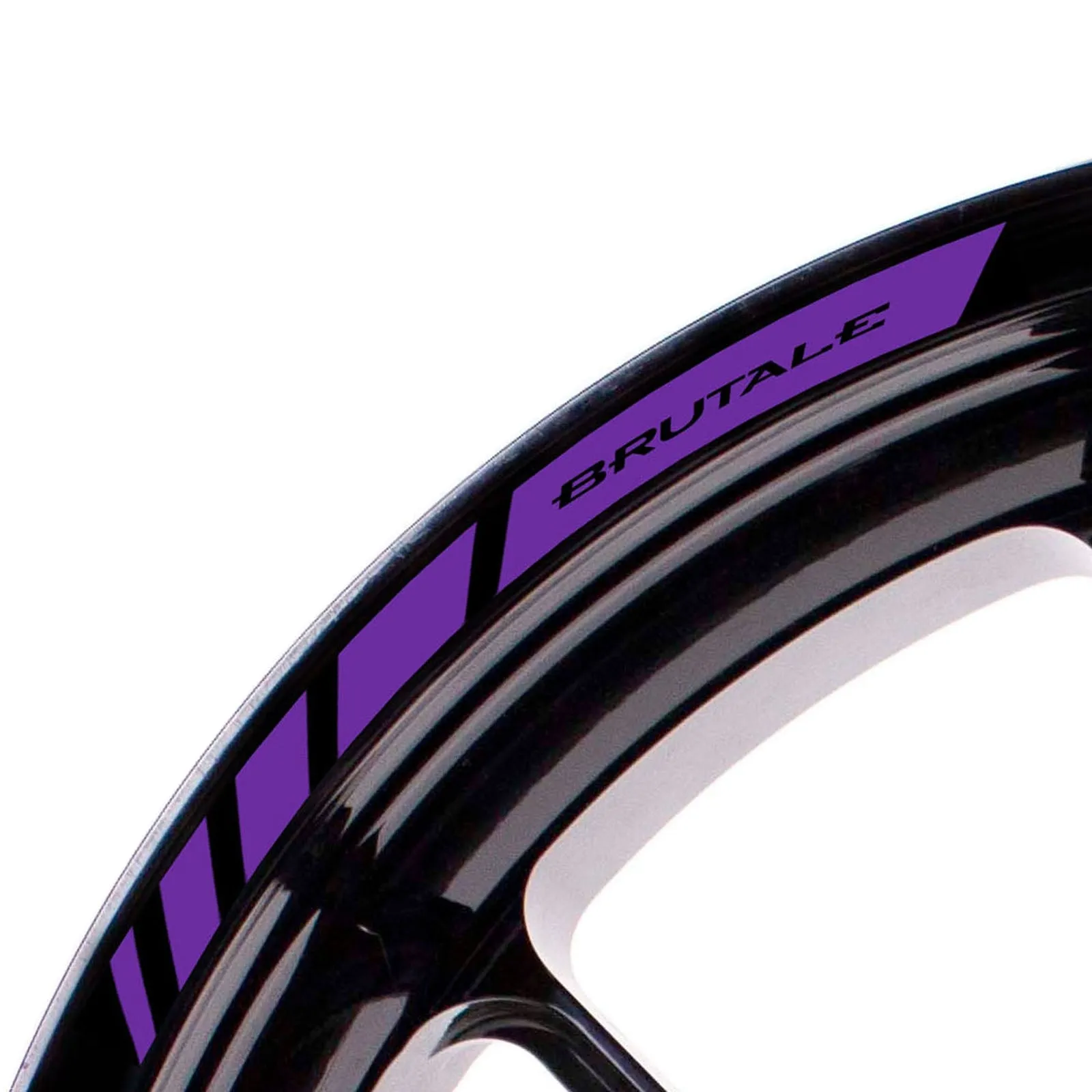 Fit MV Agusta BRUTALE Logo Strips Wheel Rim Edge Sticker