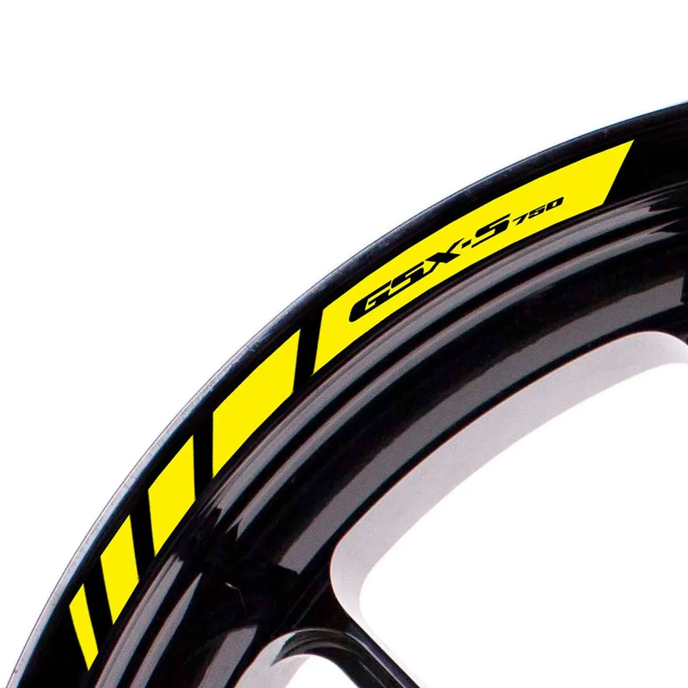 Fit Suzuki GSX-S750 Logo Strips Wheel Rim Edge Sticker
