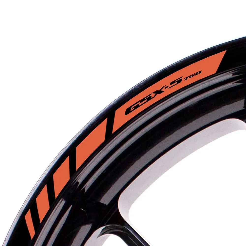 Fit Suzuki GSX-S750 Logo Strips Wheel Rim Edge Sticker