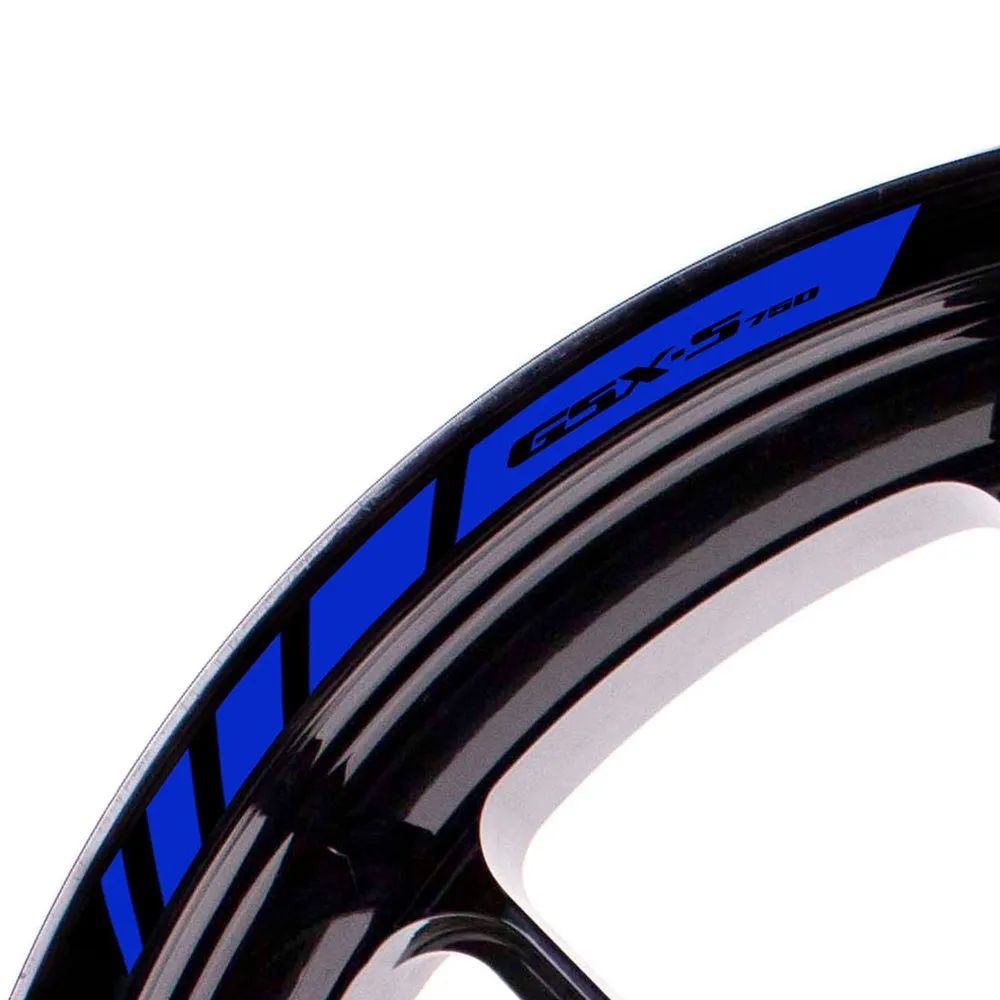 Fit Suzuki GSX-S750 Logo Strips Wheel Rim Edge Sticker