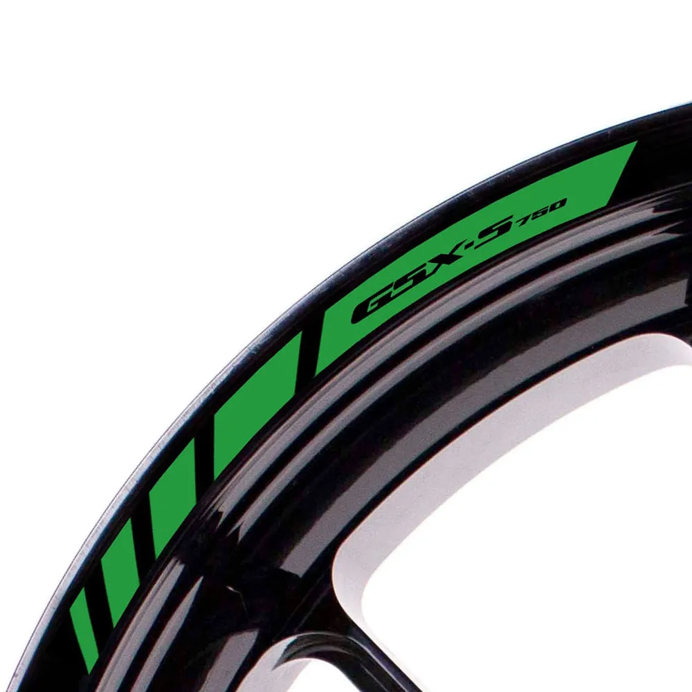 Fit Suzuki GSX-S750 Logo Strips Wheel Rim Edge Sticker