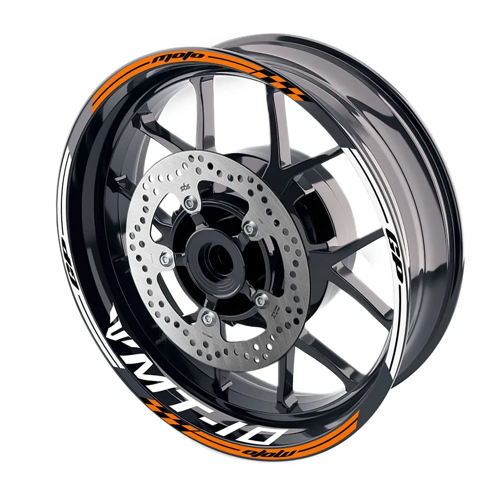 Fit Yamaha MT-10 Logo Moto GP Stripe 17'' Wheel Rim Sticker
