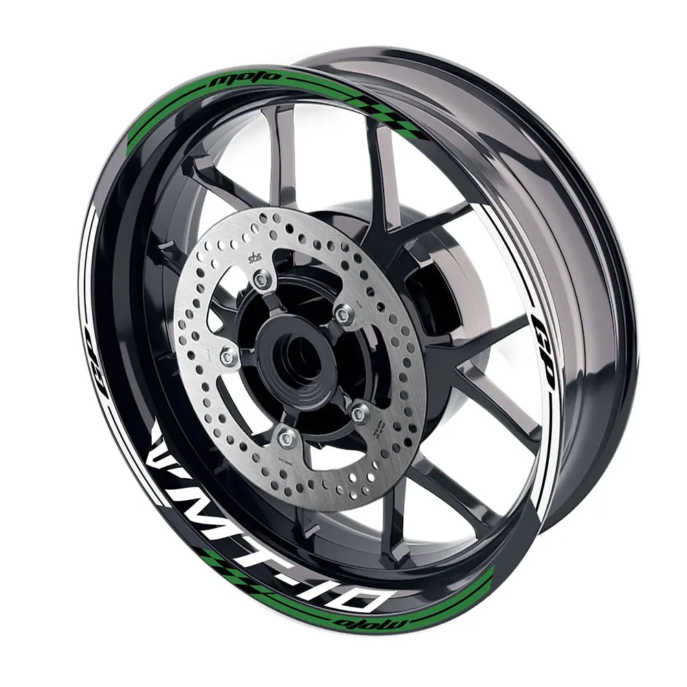Fit Yamaha MT-10 Logo Moto GP Stripe 17'' Wheel Rim Sticker