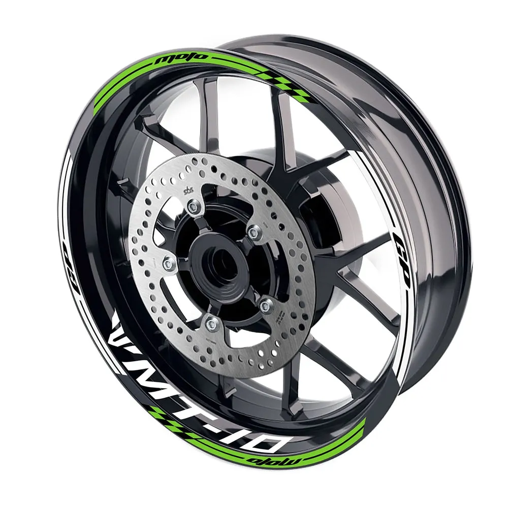 Fit Yamaha MT-10 Logo Moto GP Stripe 17'' Wheel Rim Sticker