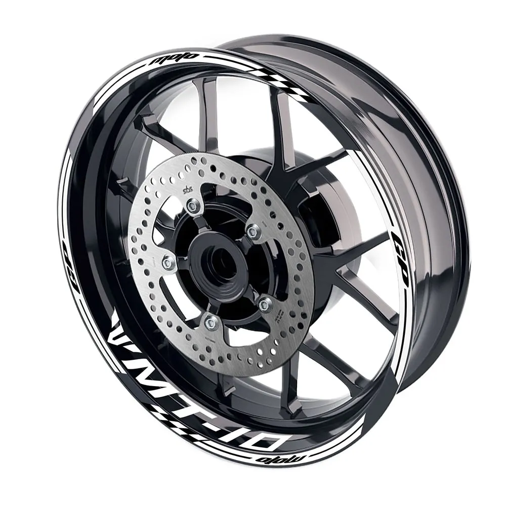 Fit Yamaha MT-10 Logo Moto GP Stripe 17'' Wheel Rim Sticker