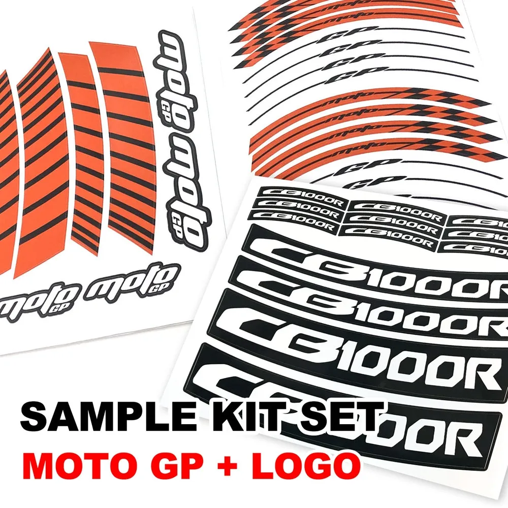 Fit Yamaha MT-10 Logo Moto GP Stripe 17'' Wheel Rim Sticker