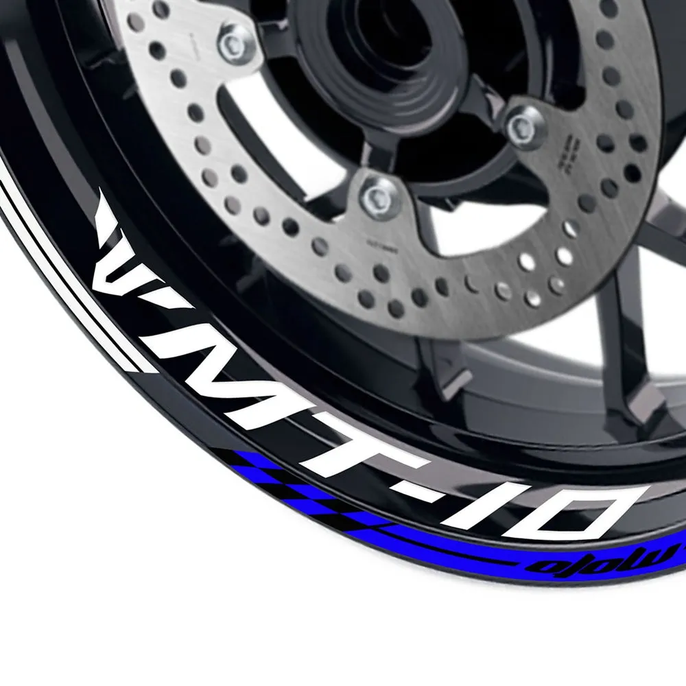 Fit Yamaha MT-10 Logo Moto GP Stripe 17'' Wheel Rim Sticker