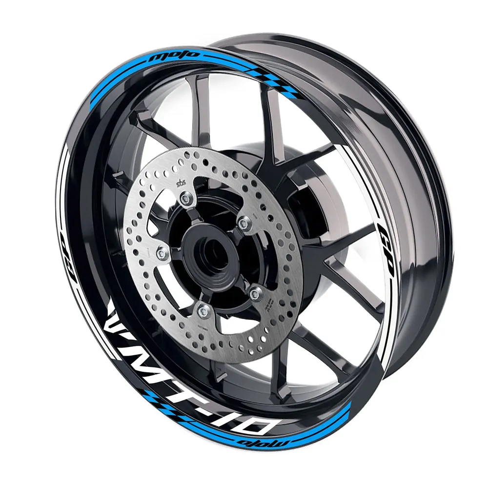 Fit Yamaha MT-10 Logo Moto GP Stripe 17'' Wheel Rim Sticker