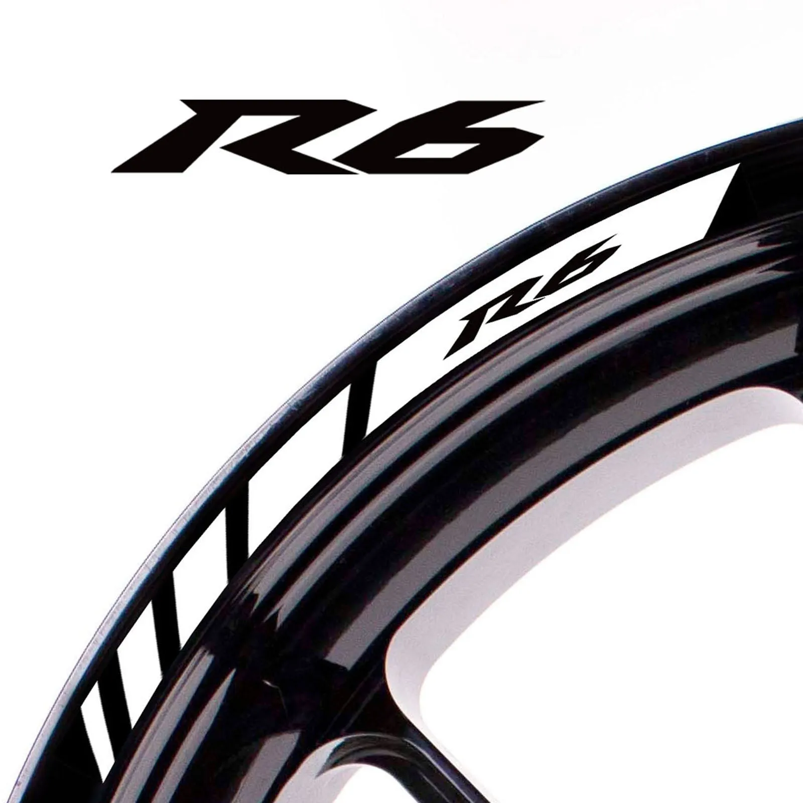 Fit Yamaha YZF R6 Logo Strips Wheel Rim Edge Sticker