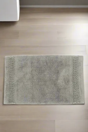 Grey Anton Tufted Bathmat