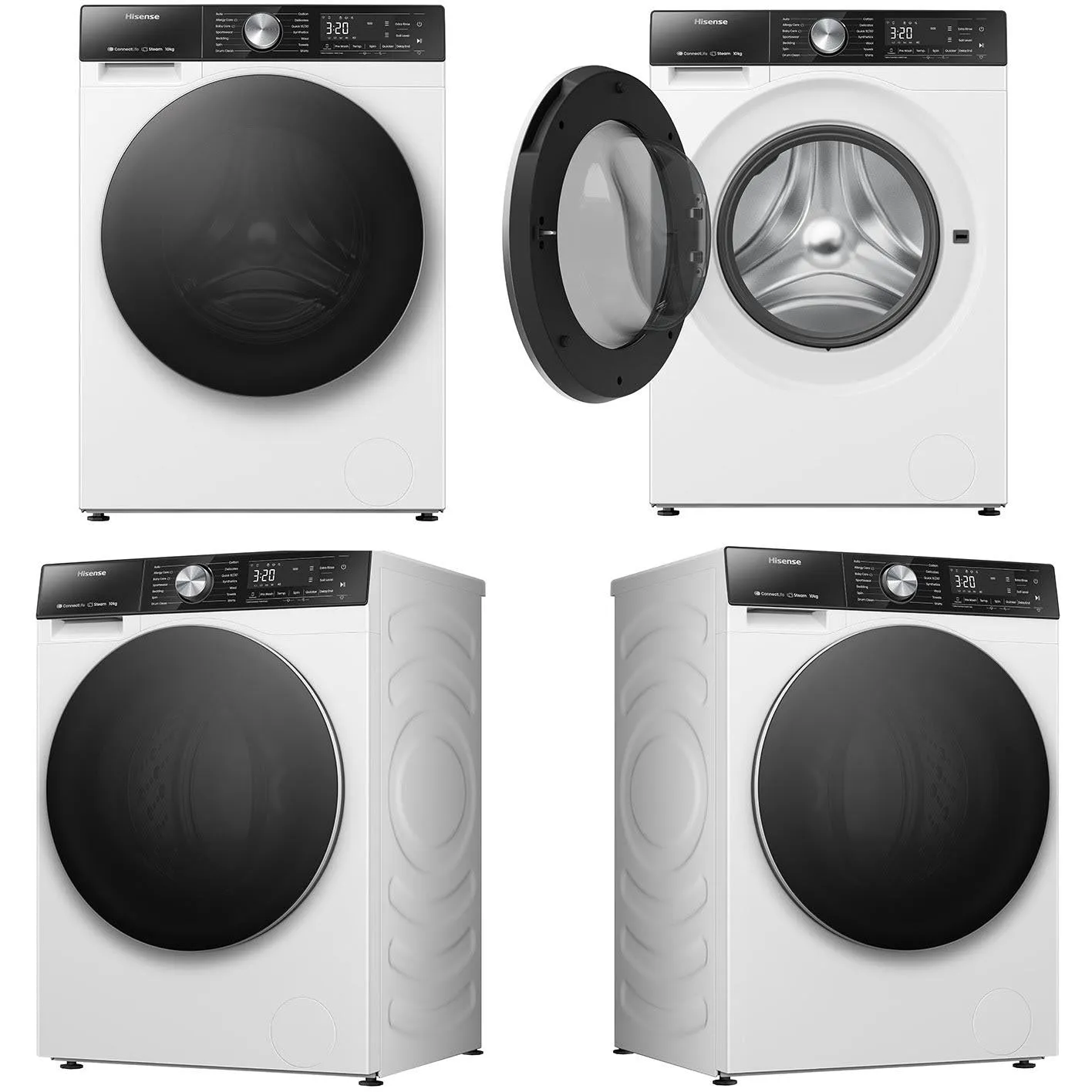 Hisense HWFS1015E 10kg Series 5 Front Load Washer (White)