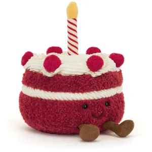 Jellycat Fun Love Amuseables Cherry Cake 13 cm