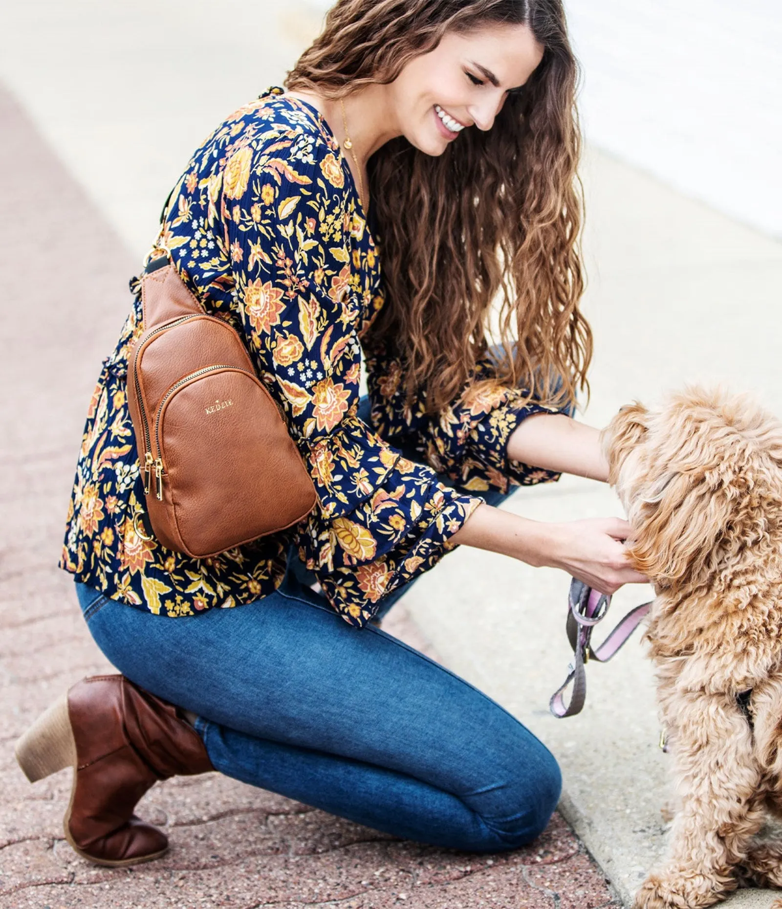 Kedzie® Sunset Sling in Vegan Leather