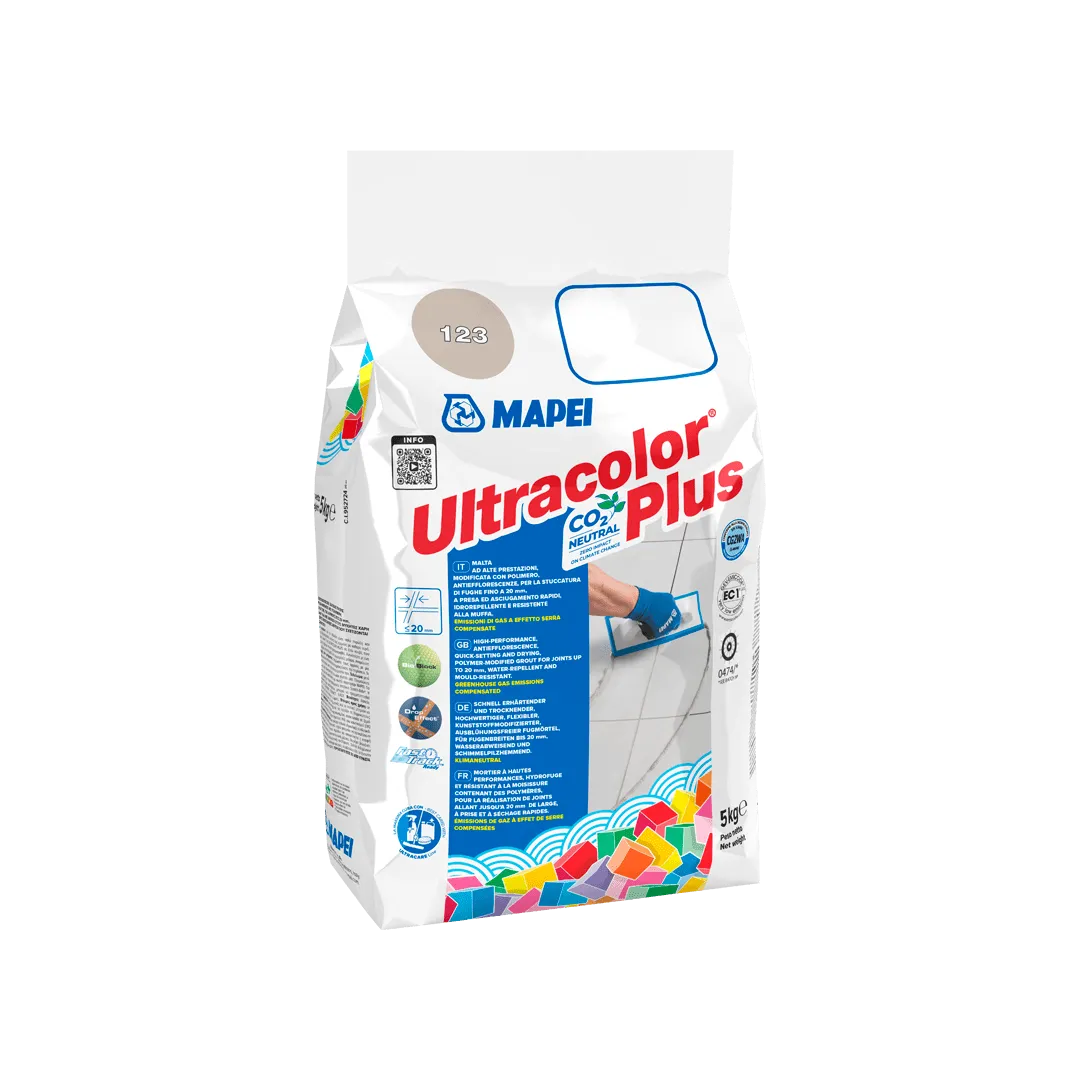Mapei Ultracolour Plus Fast Setting Water Repellent Tile Grout 23KG