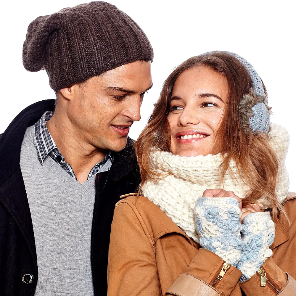 Multi Color Flower Crochet Handwarmers