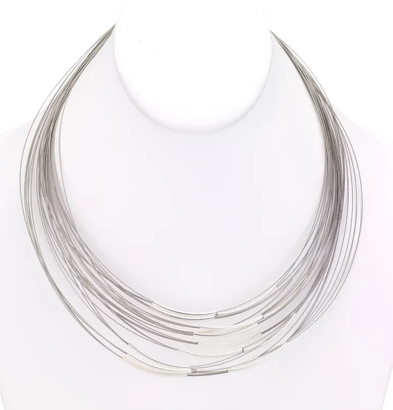 Multi-Strand Wire Necklace