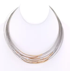 Multi-Strand Wire Necklace