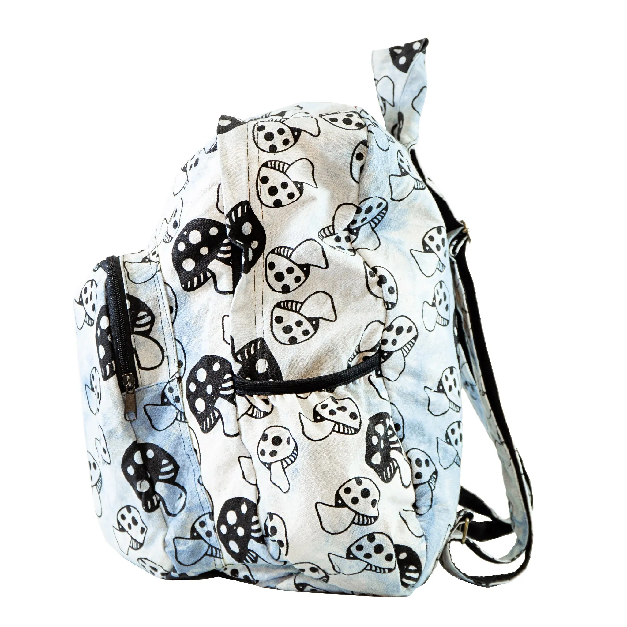 Mushroom Cotton Tie Dye Backpack