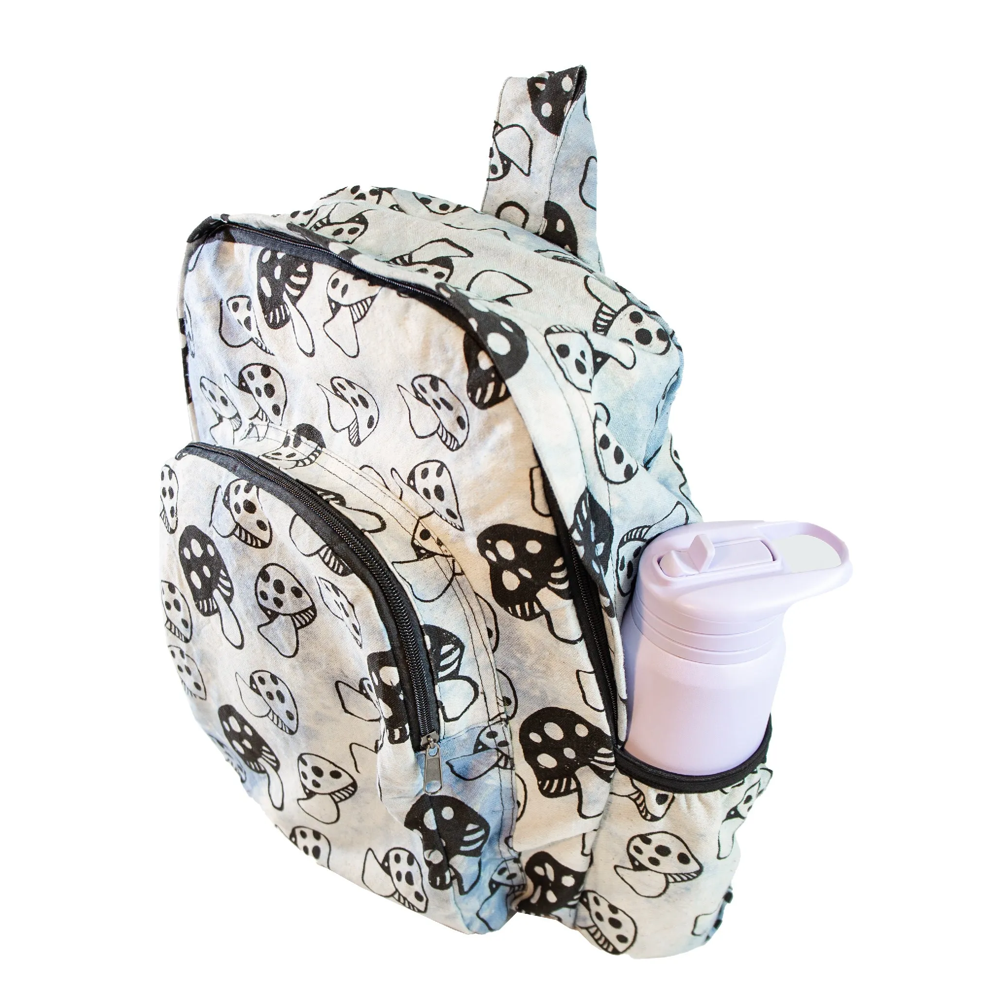 Mushroom Cotton Tie Dye Backpack